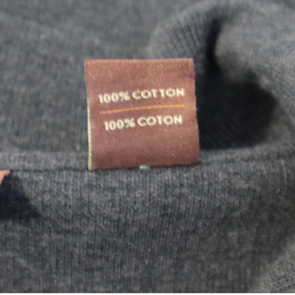 Oak Hill Mens 2XL Quarter Zip‎ Pullover Sweater Charcoal Gray Mock Neck - Picture 8 of 10